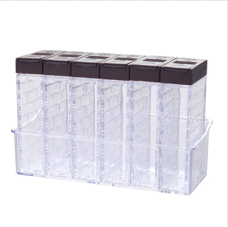 Kitchen Seasoning Storage Box – Spice Container Organizer with Lid for Salt, Sugar & Masala