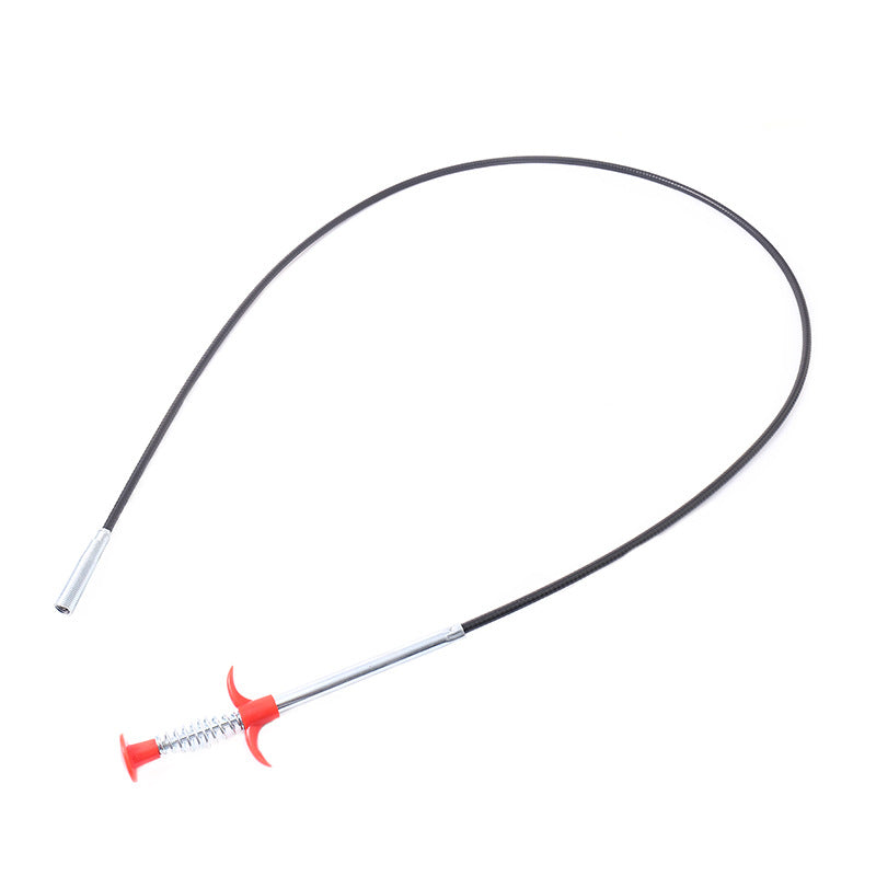 Drain Clog Remover Tool 60CM 90CM 160CM – Flexible Sewer Dredger Spring for Sink & Hair Cleaning
