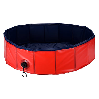 Portable Foldable Pet Pool & Bathtub | Dog & Cat Bathing Tub | Outdoor Kids Pool | Durable Pet Cleaning Bath Tub