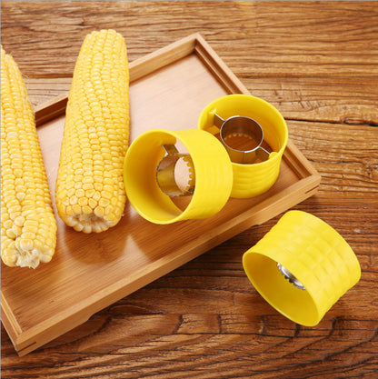 Corn Stripper Tool – Stainless Steel Corn Peeler & Kernel Remover, Easy Corn Cutter Kitchen Gadget