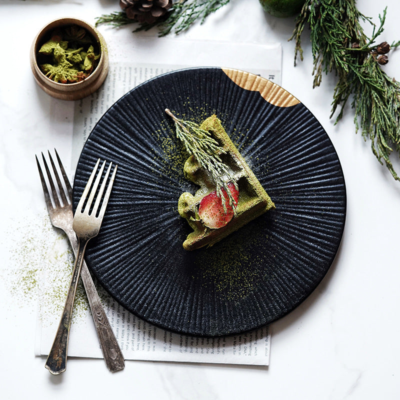 Creative Tableware Set Creative Personality Bowls And Plates Dinner Plates Household Plates Ceramic Shallow Plates Flat Plates