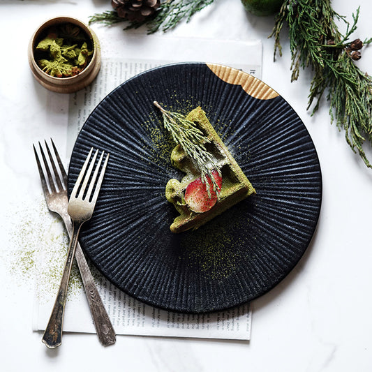 Creative Tableware Set Creative Personality Bowls And Plates Dinner Plates Household Plates Ceramic Shallow Plates Flat Plates