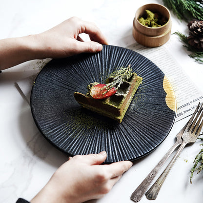 Creative Tableware Set Creative Personality Bowls And Plates Dinner Plates Household Plates Ceramic Shallow Plates Flat Plates