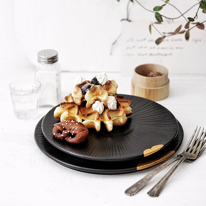 Creative Tableware Set Creative Personality Bowls And Plates Dinner Plates Household Plates Ceramic Shallow Plates Flat Plates