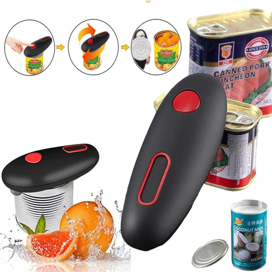 Electric Can Opener One Touch Automatic Jar & Bottle Opener Hands Free Kitchen Tool