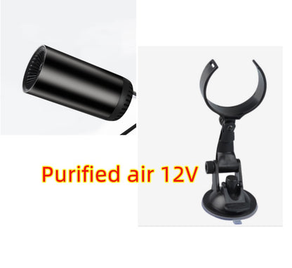 12V Car Heater Fan & Defroster | Windshield Defogger Demister | Portable Warm Air Blower for Car Glass & Interior Heating