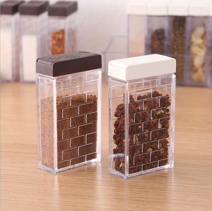 Kitchen Seasoning Storage Box – Spice Container Organizer with Lid for Salt, Sugar & Masala