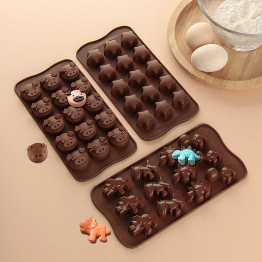 Silicone Animal Candy Mold for Chocolate & Cake Decoration – Food Grade Baking Mold for DIY Chocolate, Fondant, Candy & Cake Toppers