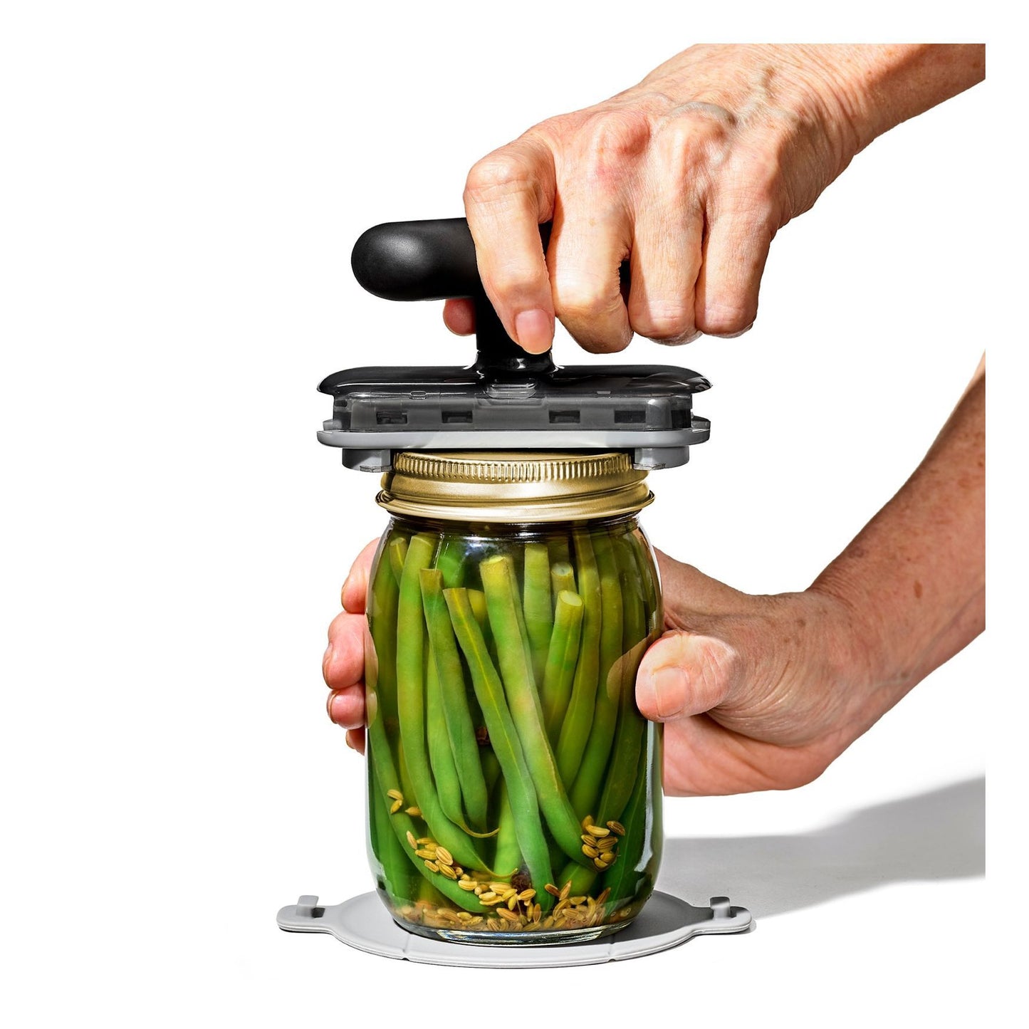 Multifunctional Bottle & Can Opener – Easy Grip Jar Opener Kitchen Gadget for Lids, Caps & Bottles