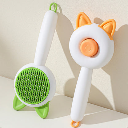 Self Cleaning Pet Hair Remover Brush for Dogs & Cats | Deshedding Grooming Comb | Dematting Tool for Pet Fur Cleaning & Grooming Accessories