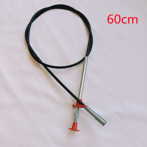 Drain Clog Remover Tool 60CM 90CM 160CM – Flexible Sewer Dredger Spring for Sink & Hair Cleaning
