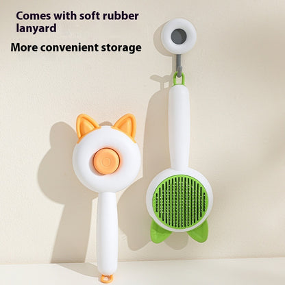 Self Cleaning Pet Hair Remover Brush for Dogs & Cats | Deshedding Grooming Comb | Dematting Tool for Pet Fur Cleaning & Grooming Accessories