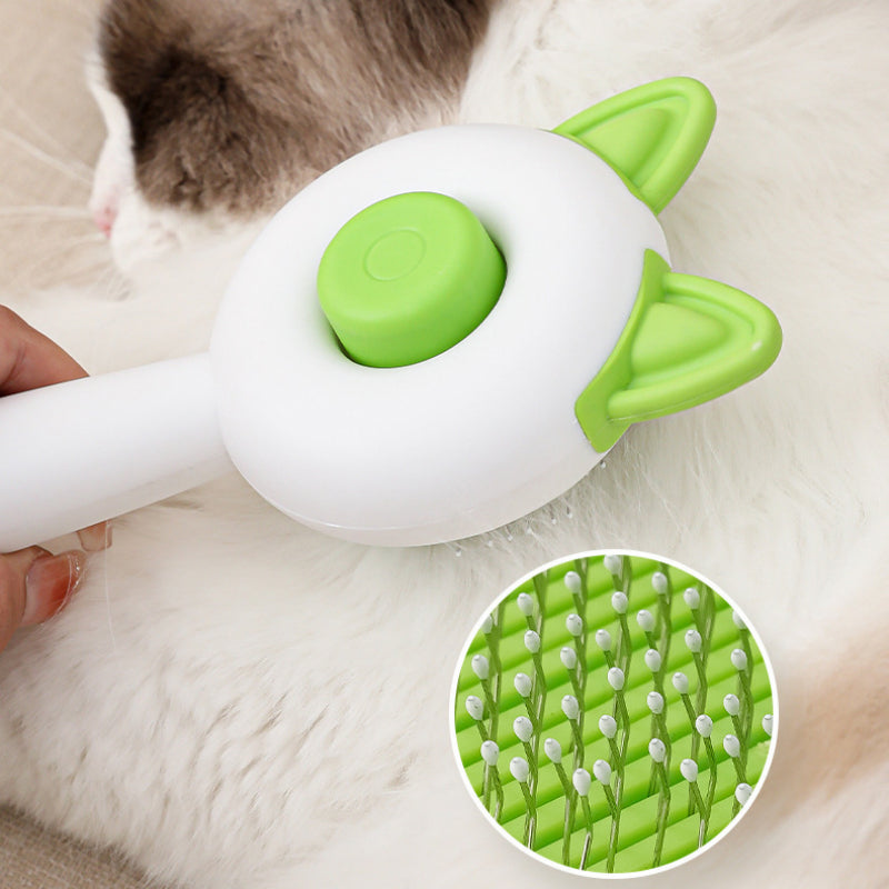 Self Cleaning Pet Hair Remover Brush for Dogs & Cats | Deshedding Grooming Comb | Dematting Tool for Pet Fur Cleaning & Grooming Accessories