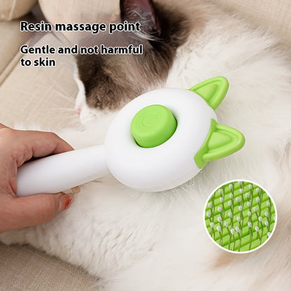 Self Cleaning Pet Hair Remover Brush for Dogs & Cats | Deshedding Grooming Comb | Dematting Tool for Pet Fur Cleaning & Grooming Accessories
